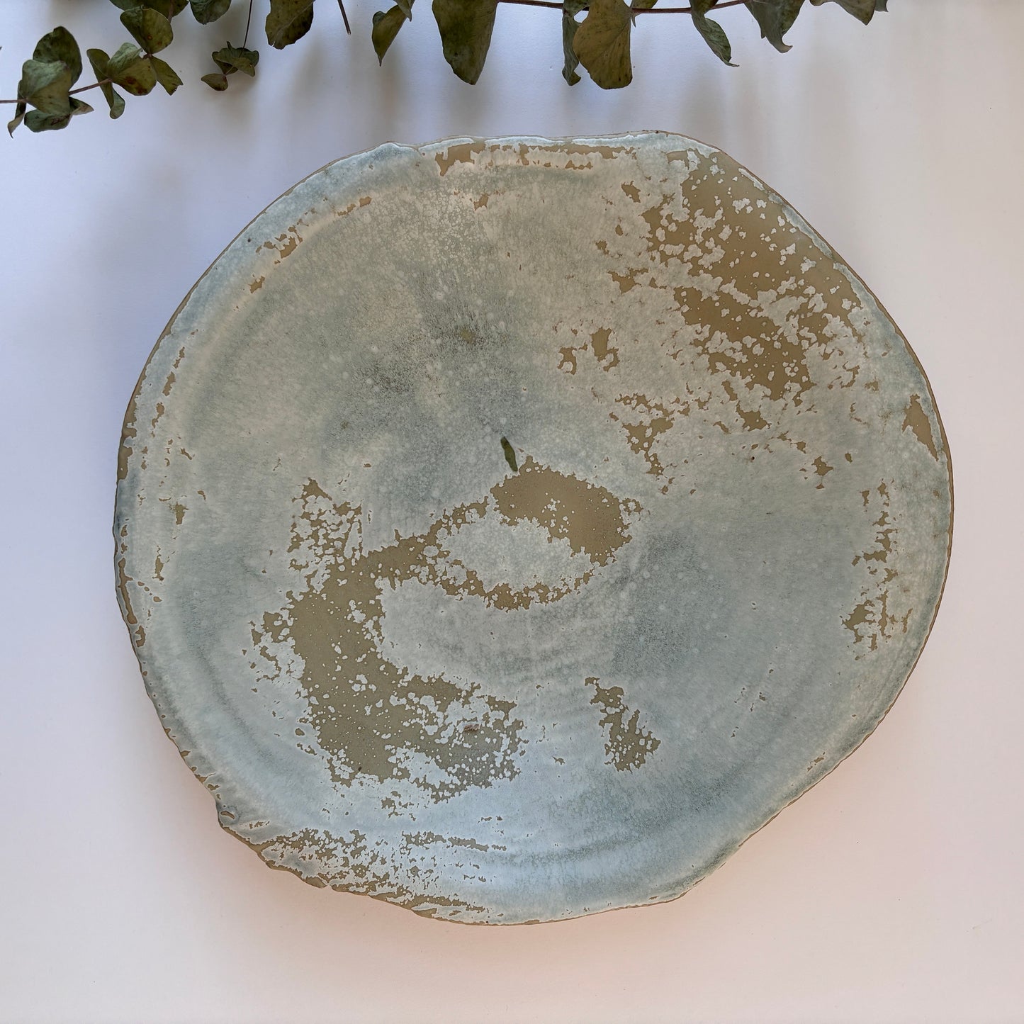 serving bowl speckle sand + sea