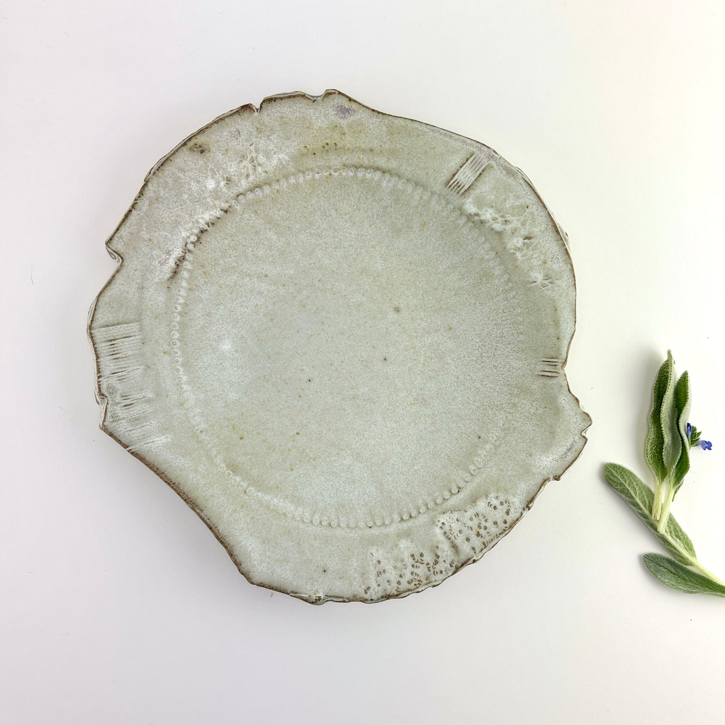 Small platter bowl, Fog Bow