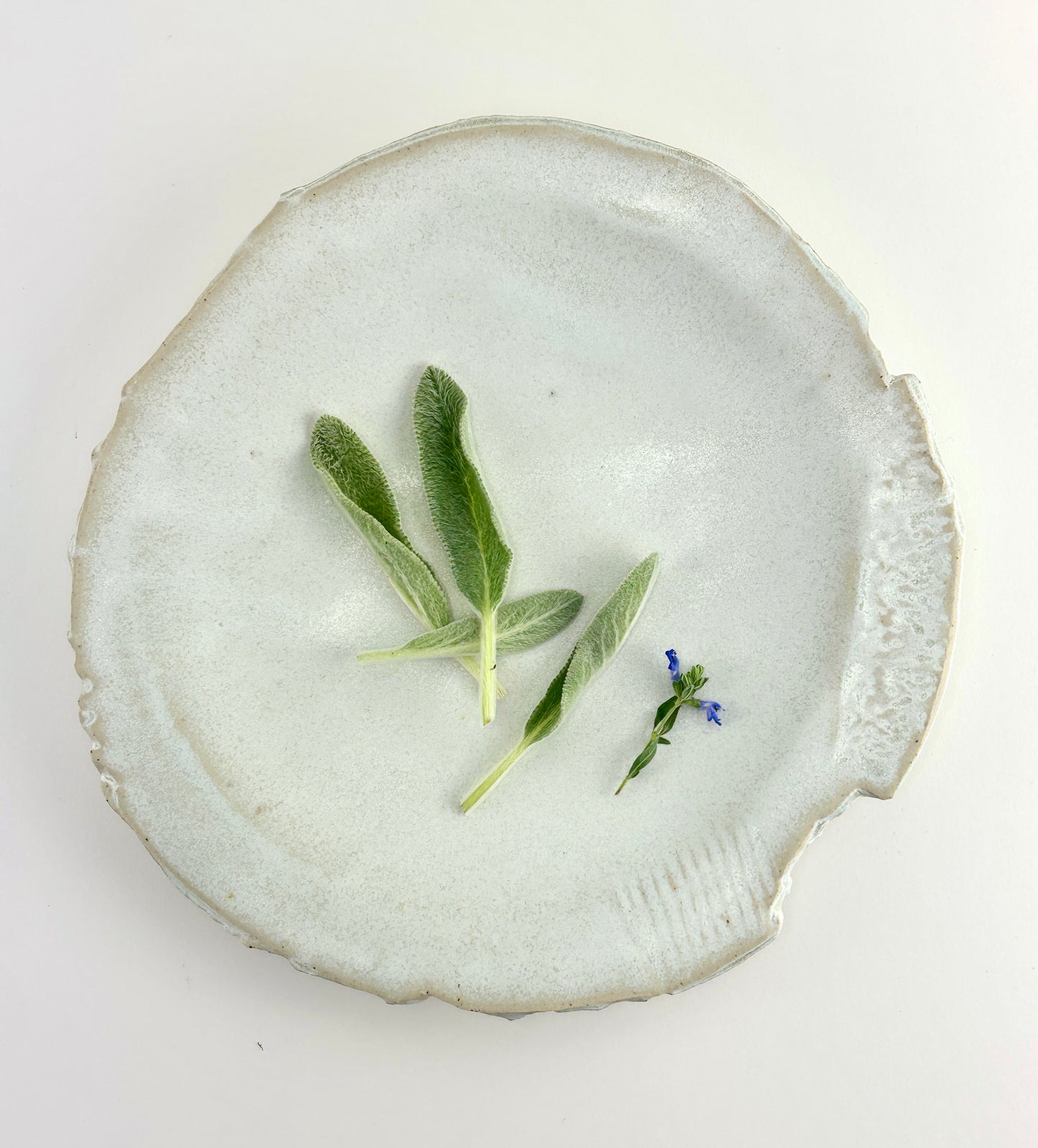 Small platter bowl, Rain