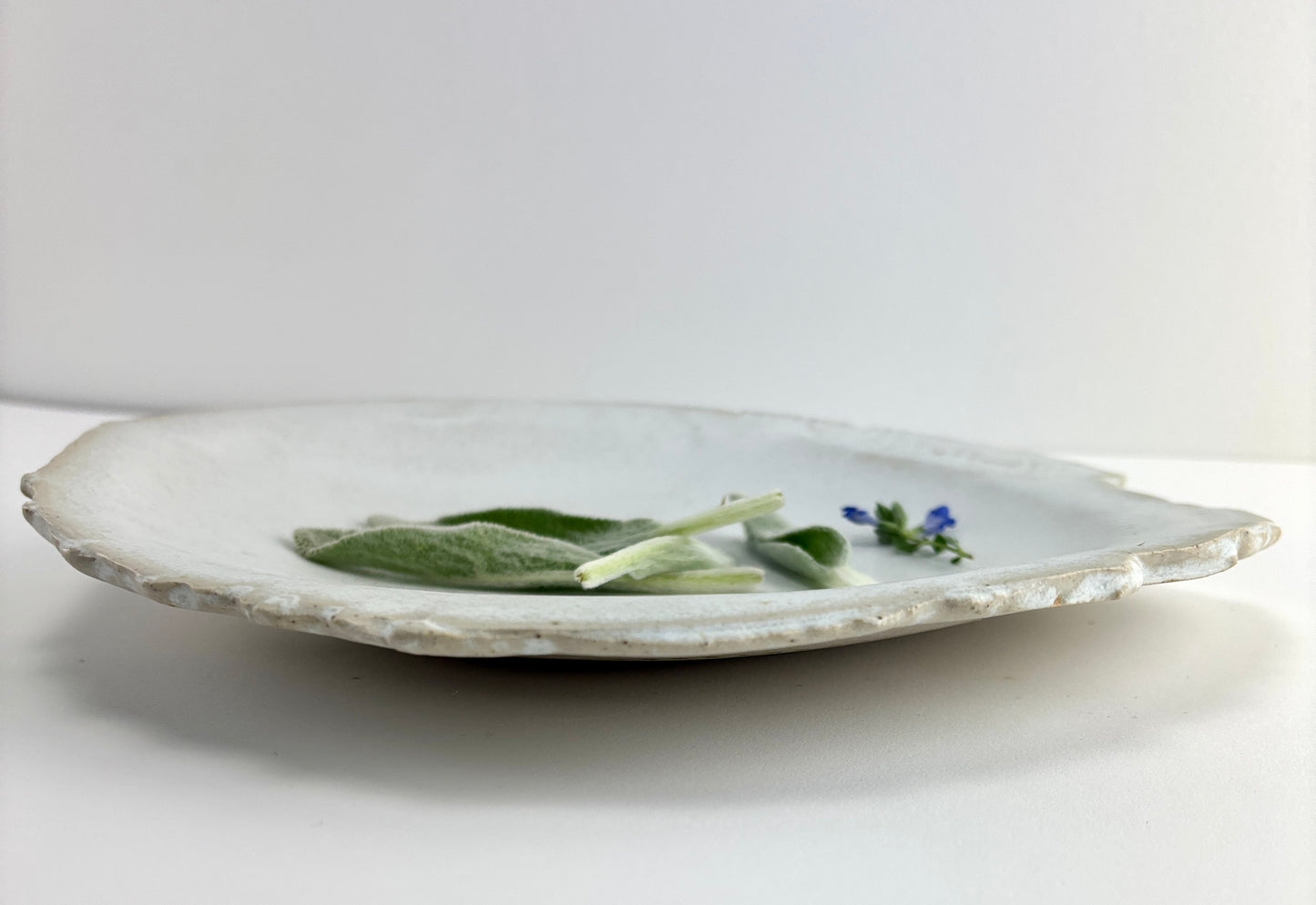 Small platter bowl, Rain