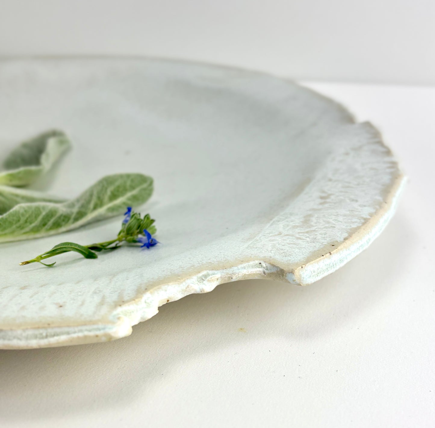 Small platter bowl, Rain